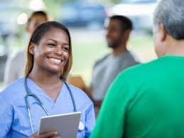 PHI team engaging with community members